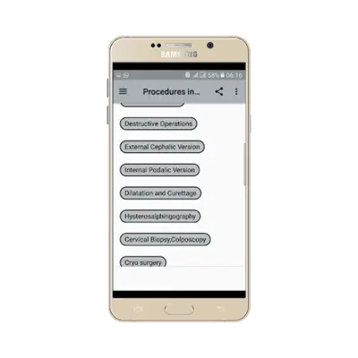 Obstetrics Procedures android App screenshot 1